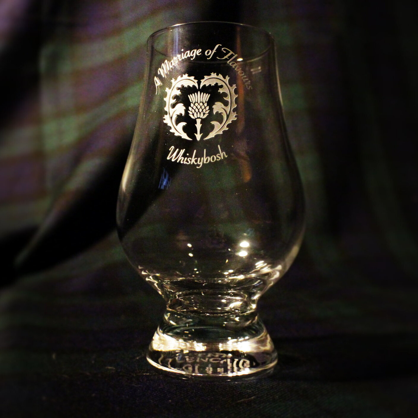 Scotch whisky glasses for weddings.